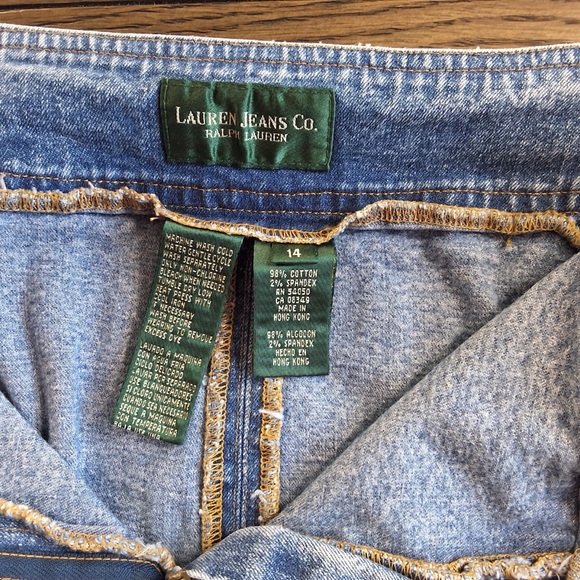 Ralph Lauren Light Blue Denim Mini Skirt - Picture 5 of 8